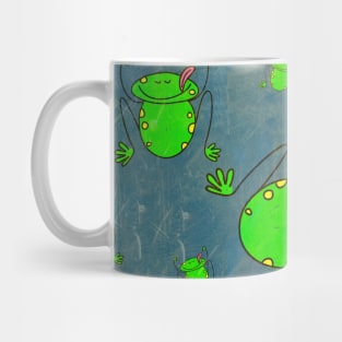 Frog Pattern Mug